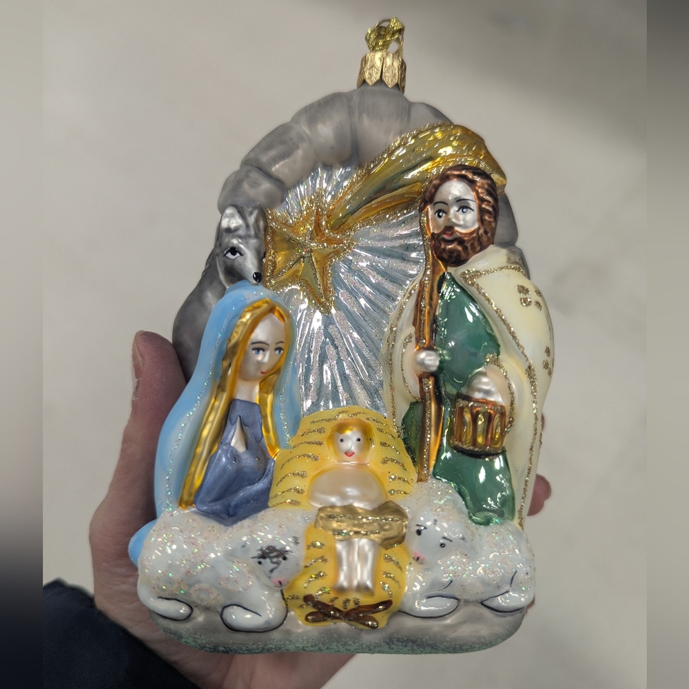 Nativity Christmas Ornament By Pinnacle Peak Trading Co.